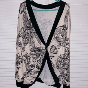 Blumin apparel light pink and black, size 1X